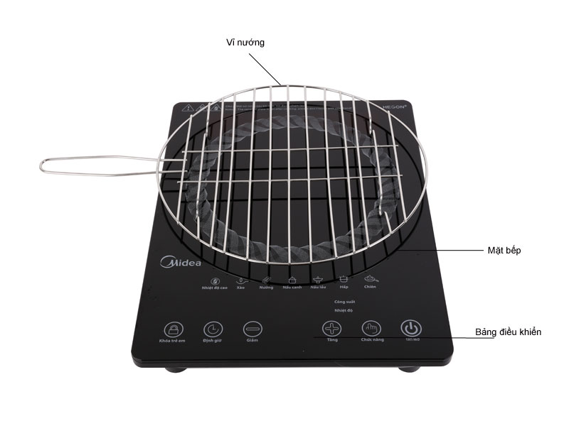 Bếp hồng ngoại Midea MIR-T2015DC Bếp hồng ngoại Midea MIR-T2015DC